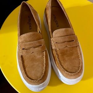 J/Slides Leather Slides.               Comfortable shoes!